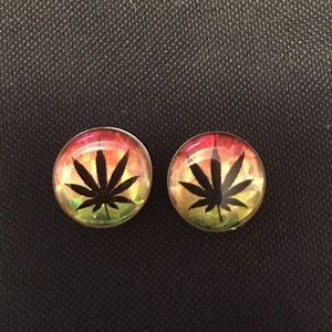 SOLD 5/8 Rasta Plugs